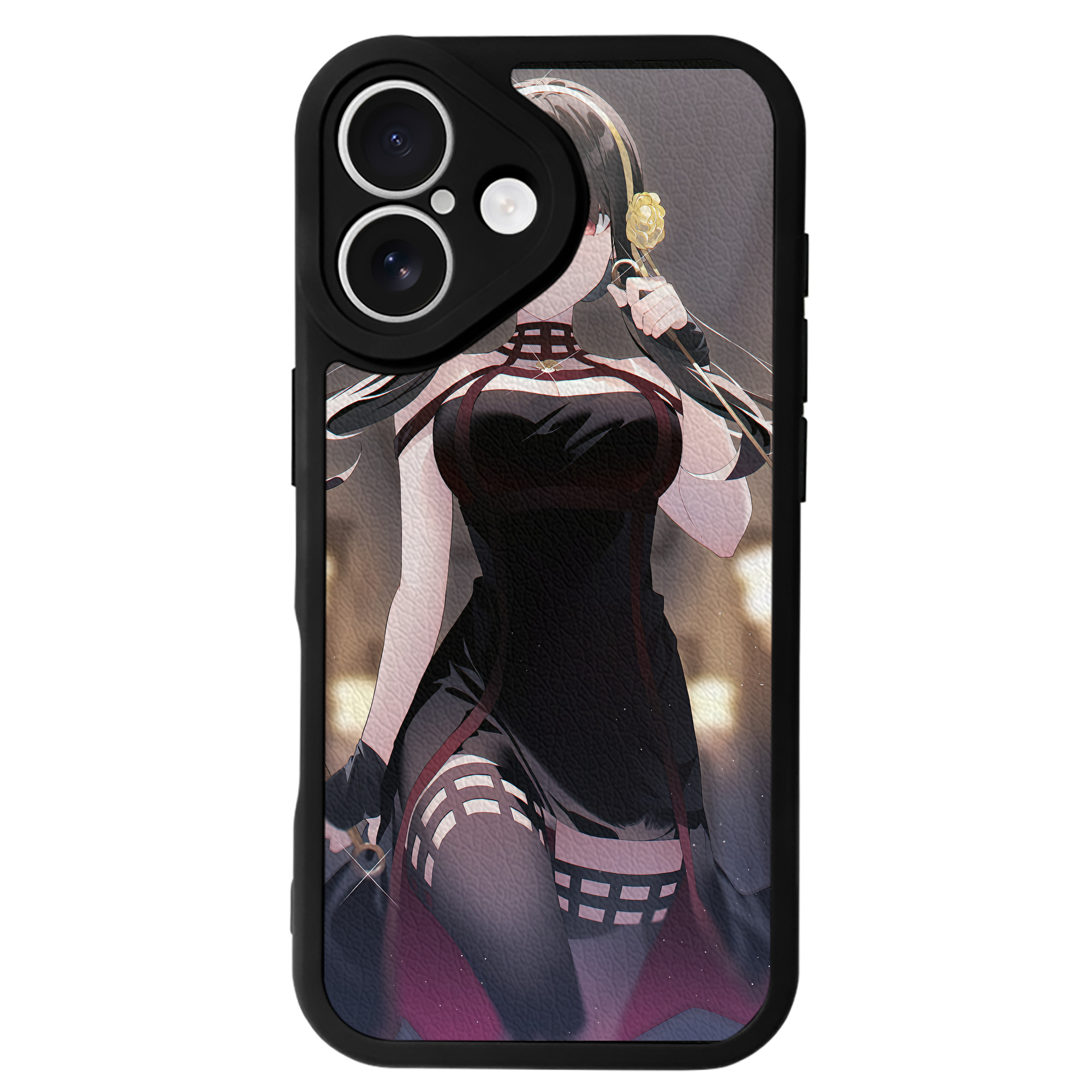 （画像用） SPY×FAMILY间谍家家酒 【iPhone 16シリーズ対応】シリコンスマホケース（レザー調） 材質：シリコン